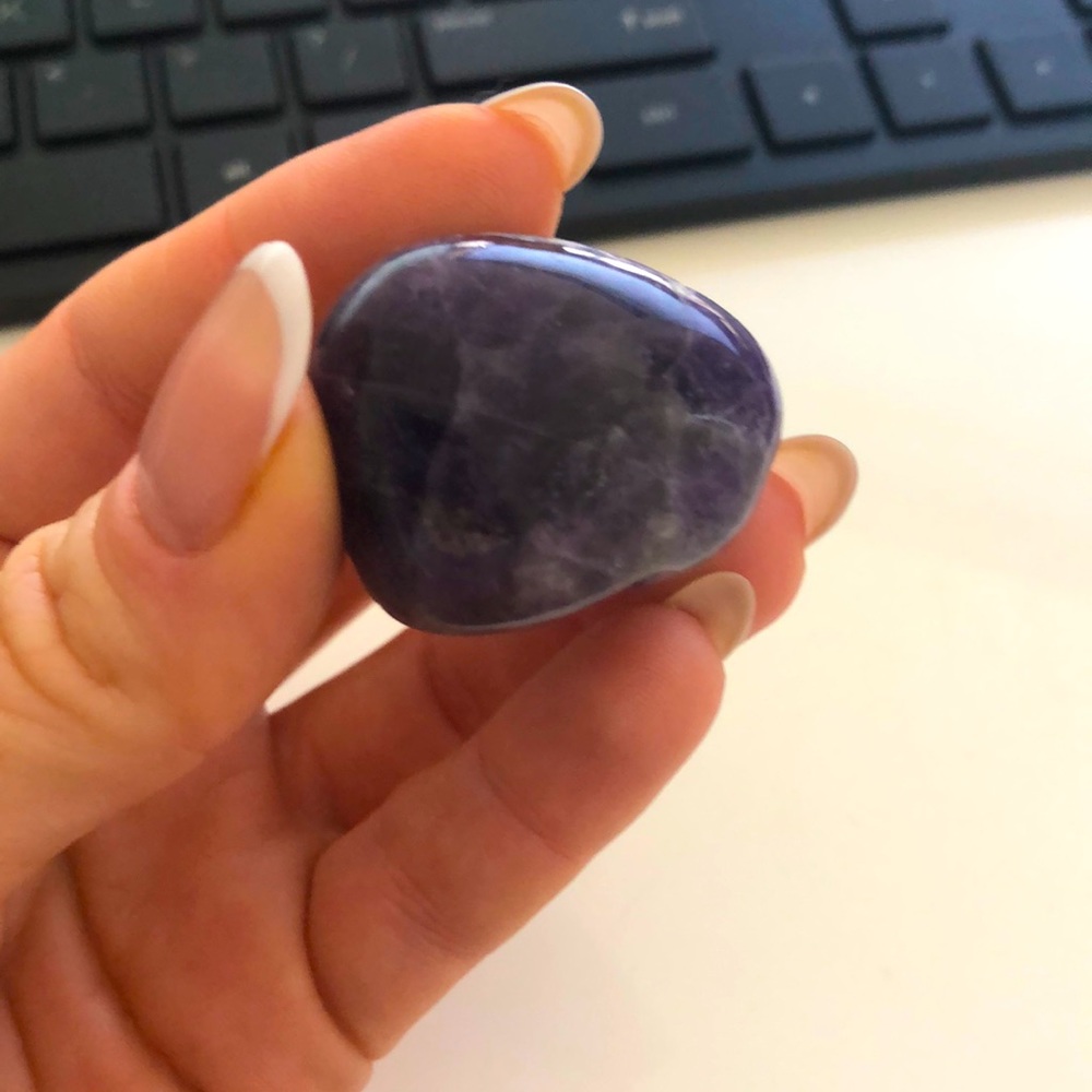Beautiful one of a kind energy cleaning crystal.